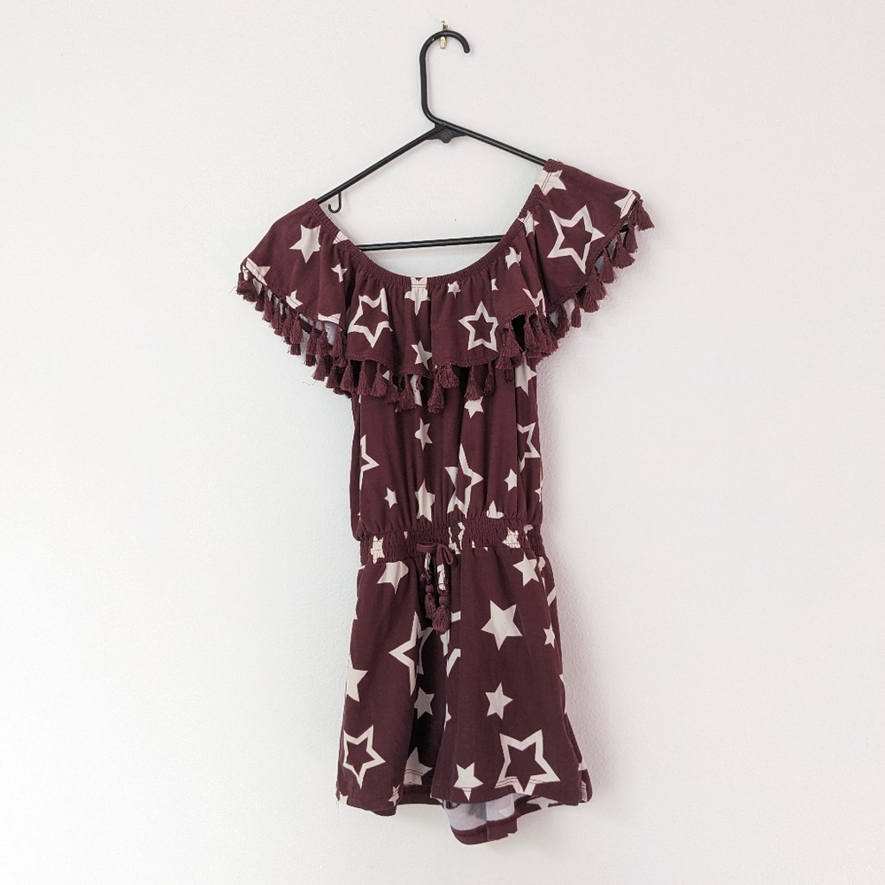 1st Kiss Star Tassle Romper, Girls 14/16